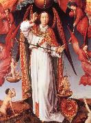 Rogier van der Weyden Saint Michael Weighing Souls oil